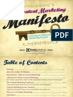 The Content Marketing Manifesto