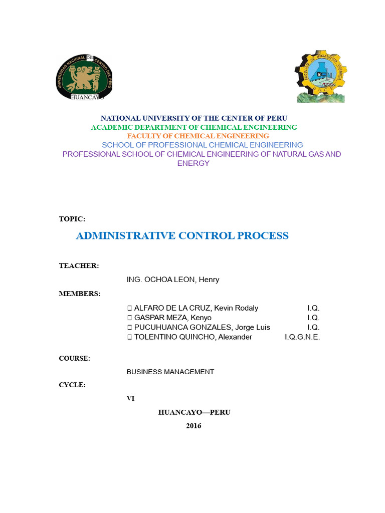 Monograph On Control Process | PDF | Audit | Quantitative Research