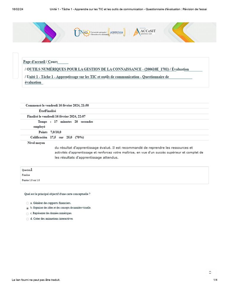 Questionnaire sur les TIC et communication | PDF | Application ...