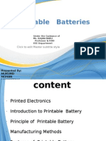 Printable Batteries