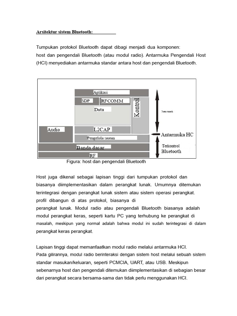 Arsitektur Sistem Bluetooth | PDF
