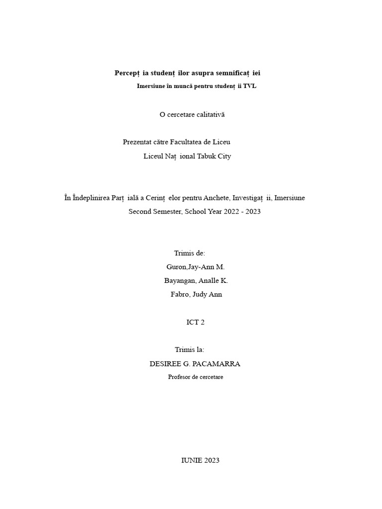 Triple I | PDF