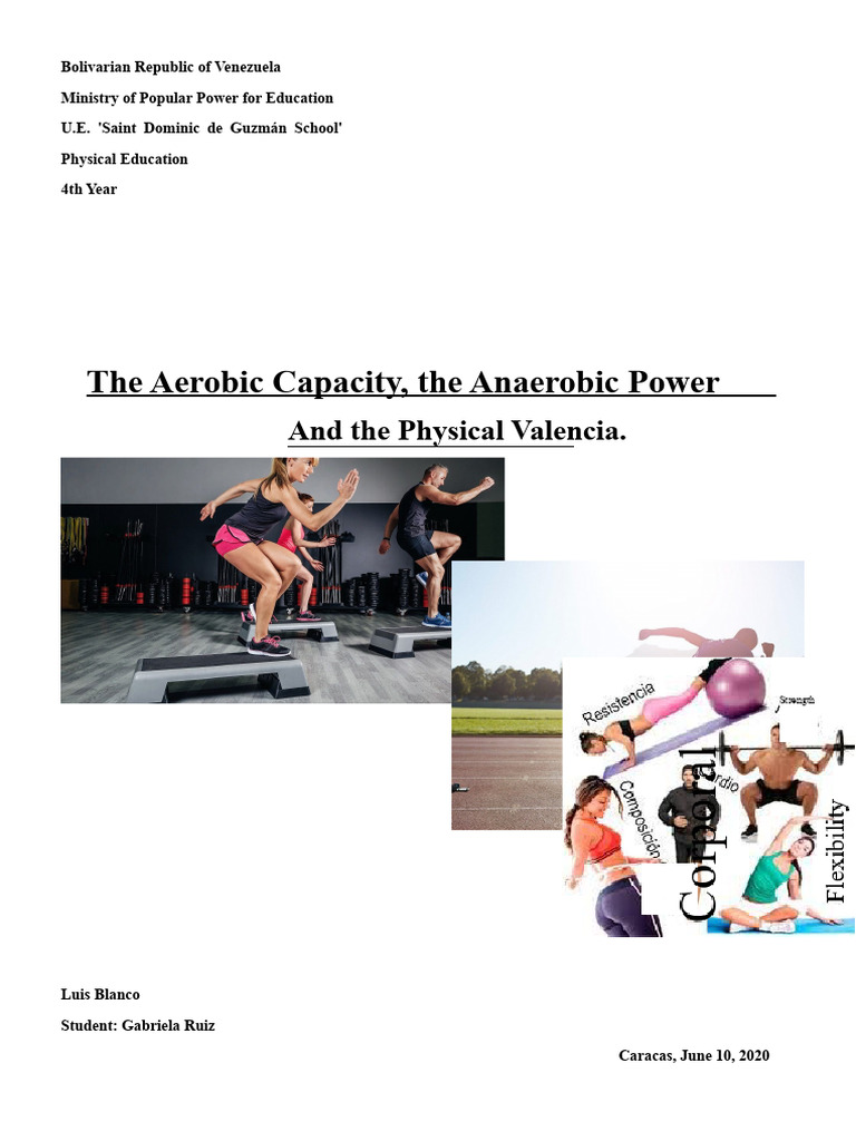 Aerobic Capacity and Anaerobic Power Explained | PDF | Aerobic Exercise ...