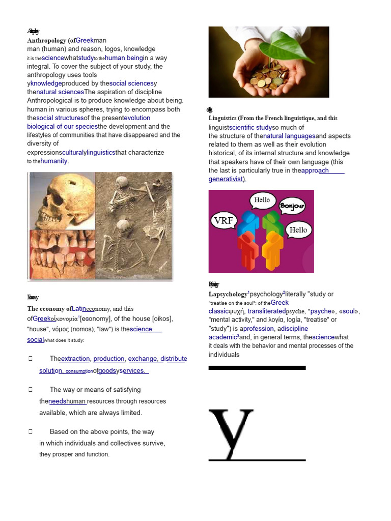 Overview of Social Sciences and Disciplines | PDF | Science | Geography