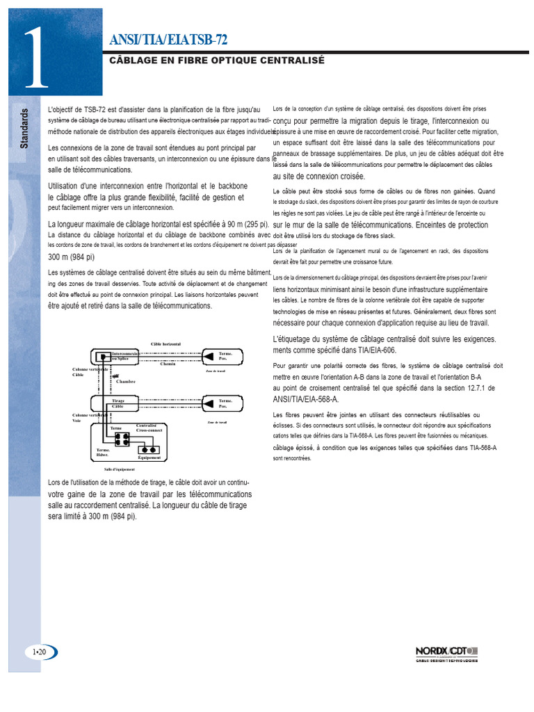 Câblage en fibre optique centralisé TSB-72 | PDF | Fibre optique ...