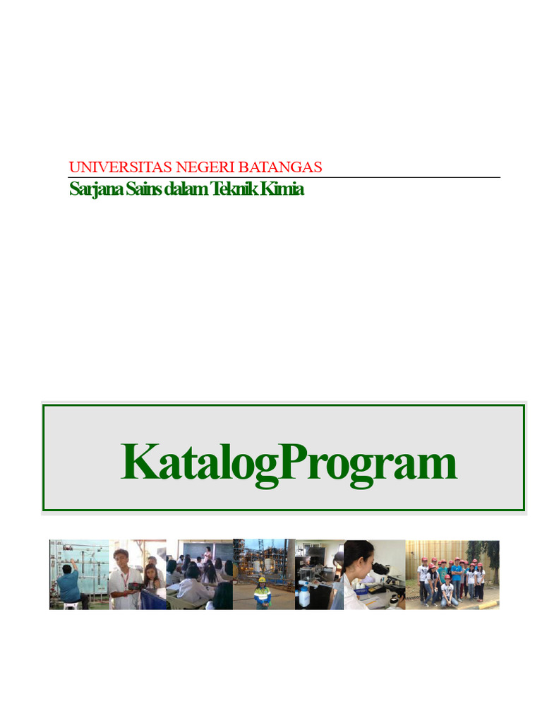 Katalog Program S1 Teknik Kimia UNIBAT | PDF