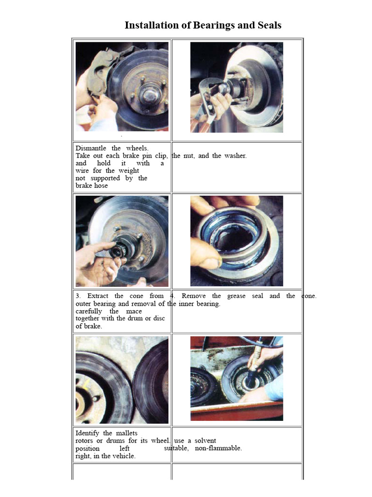 Bearing and Seal Installation Guide | PDF | Bearing (Mechanical ...