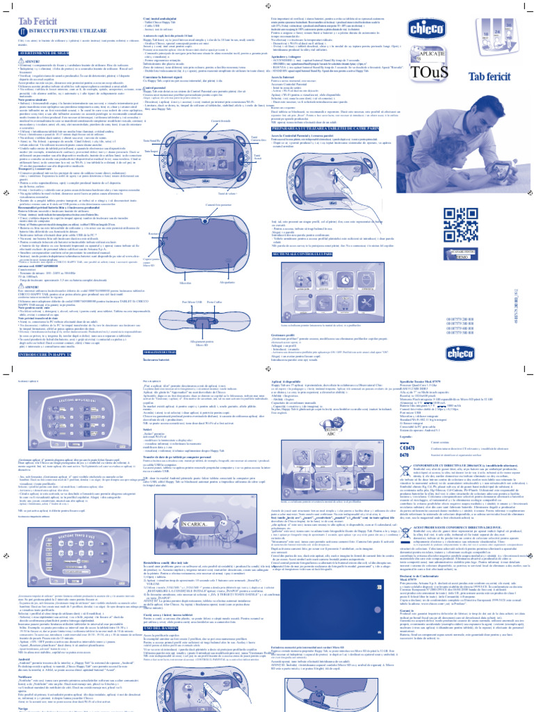 Happy Tab Manual de Instructiuni | PDF