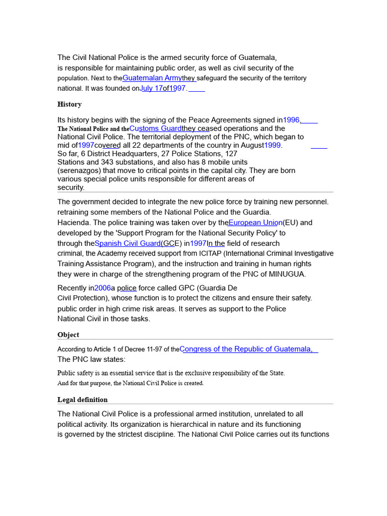Complete PNC | PDF | Police | Internal Audit