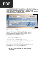 PCHC Check Writing Guidelines 2025 | PDF