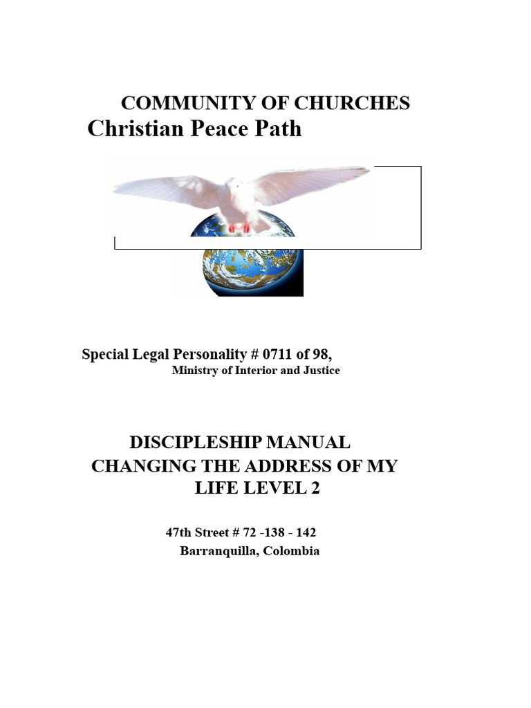Discipleship Manual: Life Transformation | PDF | Born Again | Jesus