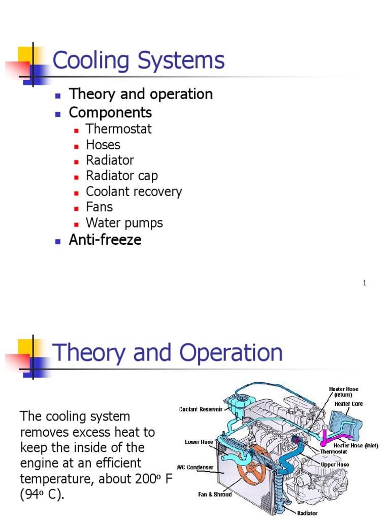 Cooling System Components and Function | PDF | Home & Garden | Computers