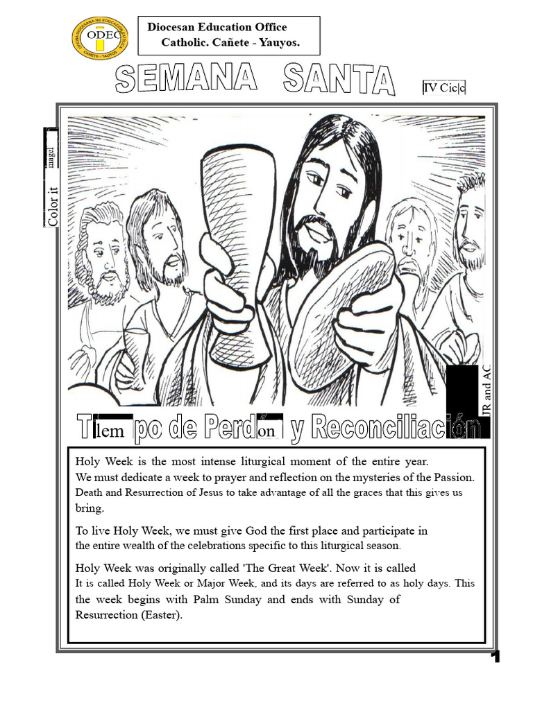 Holy Week Reflections and Celebrations | PDF | Jesus | Last Supper