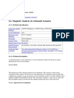 ANSYS Tutorial Release 10.0 Documentation Chapter 4 Electromagnetics Tutorial Section 1.1 Magnetic Analysis of a Solenoid