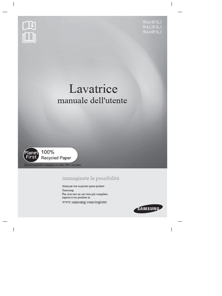 Manuale Lavatrice | PDF