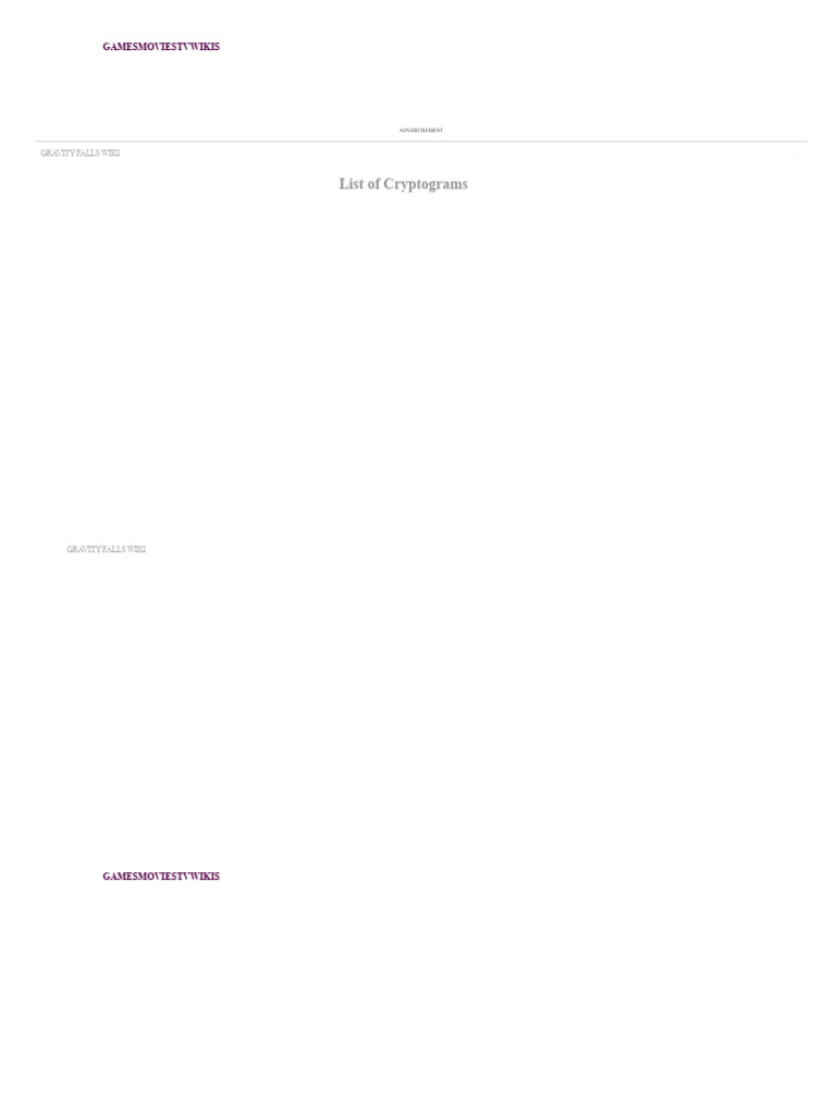 Gravity Falls Cipher Guide | PDF | Secure Communication | Cryptography