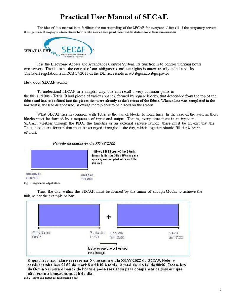 SECAF User Manual: Access & Functionality | PDF | Menu (Computing ...