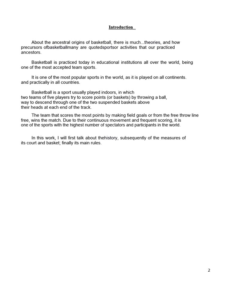 History and Rules of Basketball | PDF | Referee | Games Of Physical Skill