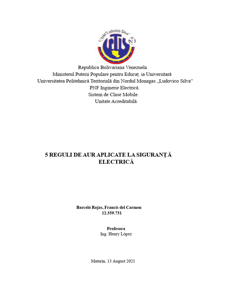 Cinci Reguli de Aur | PDF