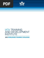 IATA 2012 Training Catalogue