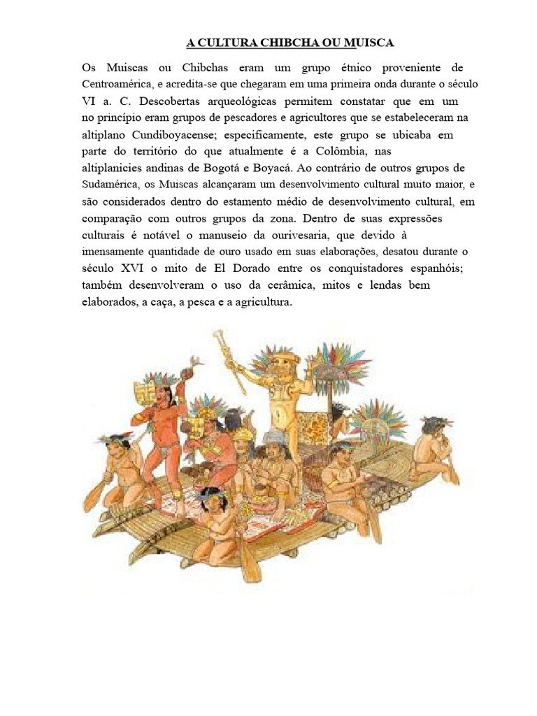 Cultura e Religião dos Chibchas | PDF | Civilização Maia | Rituais