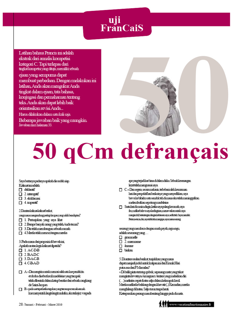 QCM VF6 | PDF
