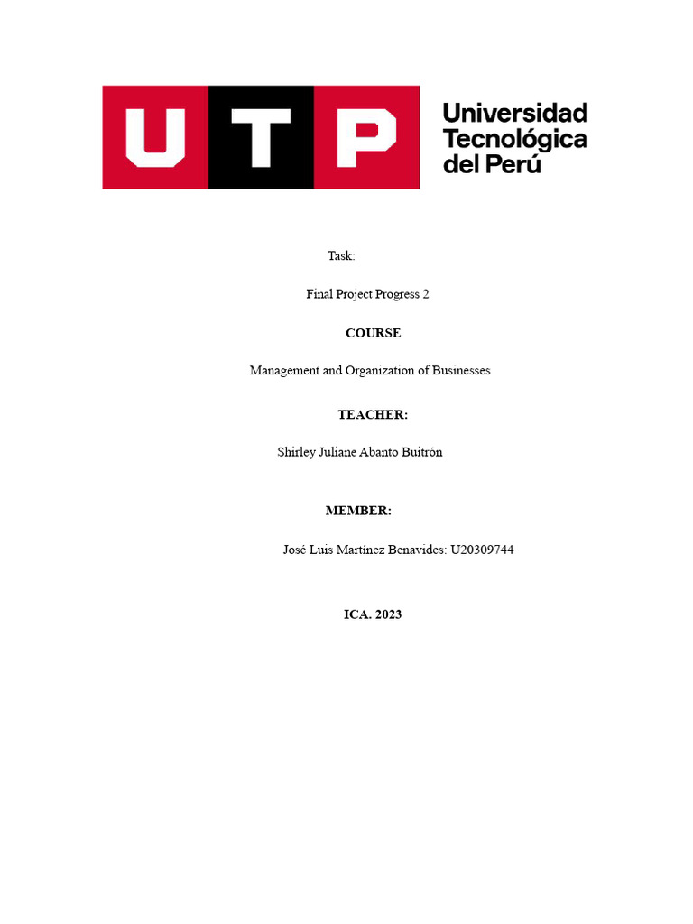 Week 11 - Topic 01 Assignment - Progress of Final Project 2 | PDF ...