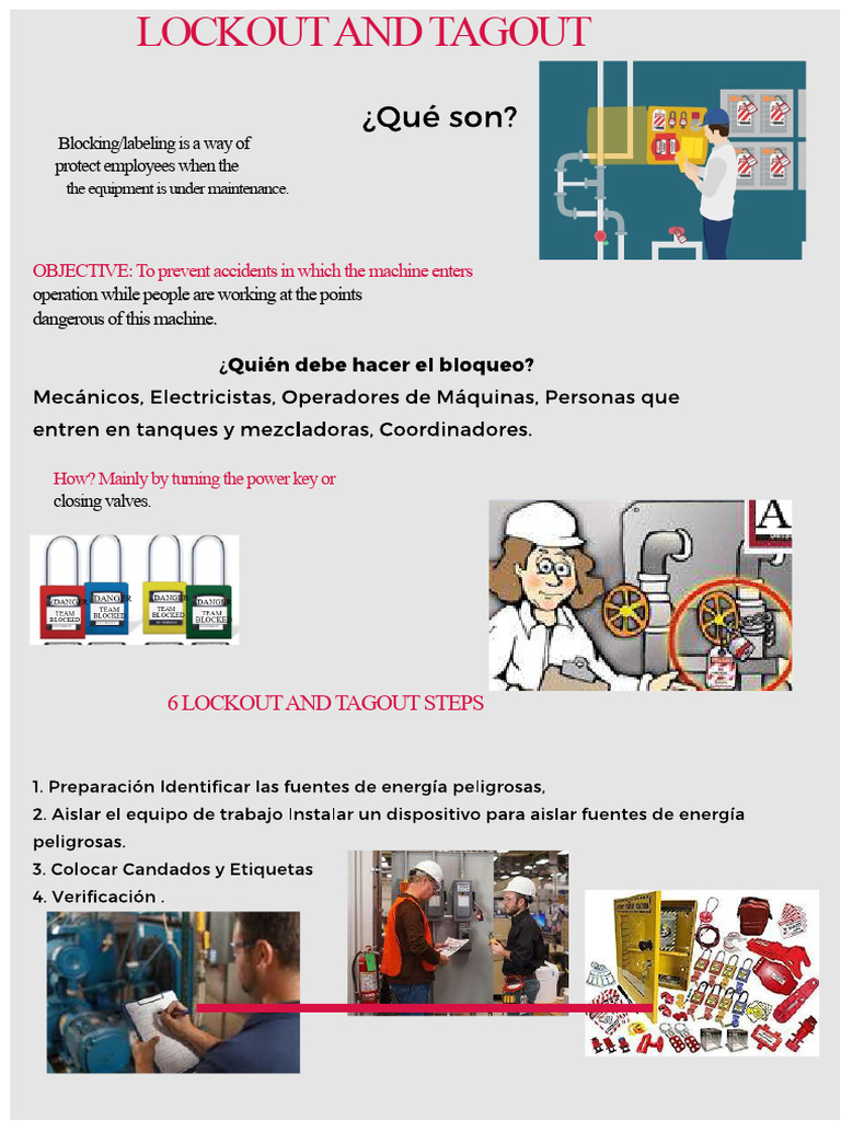 Infographic Lockout and Tagout | PDF