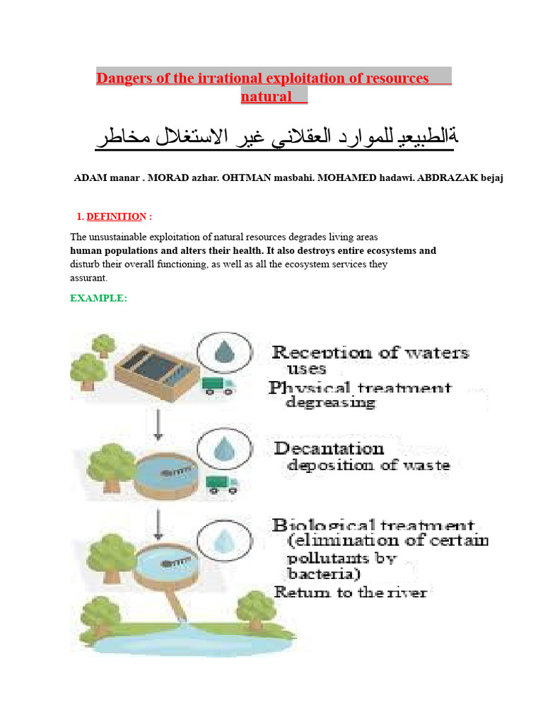 Risks of Unsustainable Resource Use | PDF