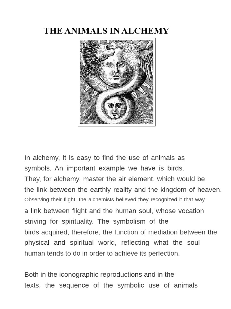Alchemical Animal Symbolism Explained | PDF | Alchemy