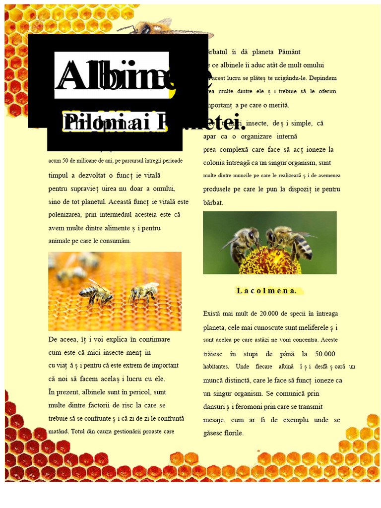 Albinele Articol | PDF