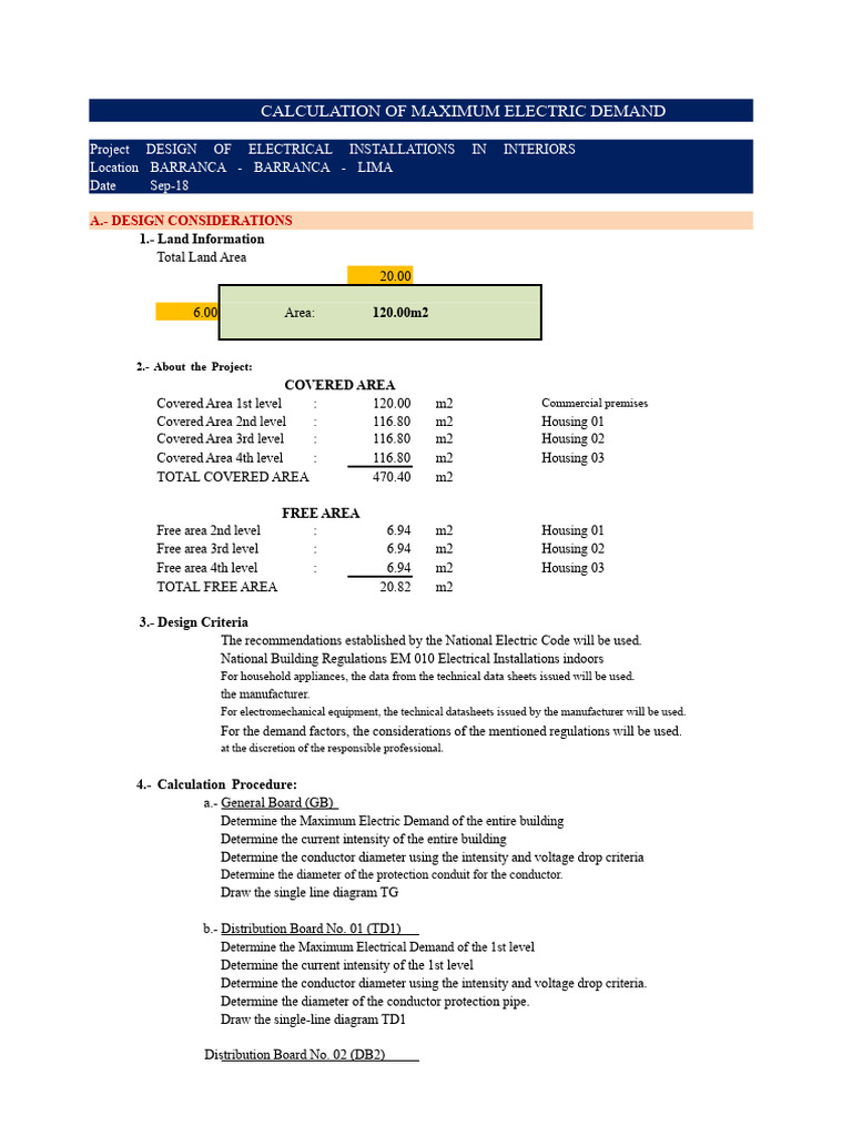 Maximum Electric Demand Calculation Guide | PDF | Water Heating ...
