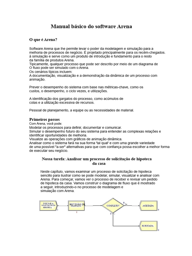 Guia de Introdução ao Software Arena | PDF | Programas | Janela ...