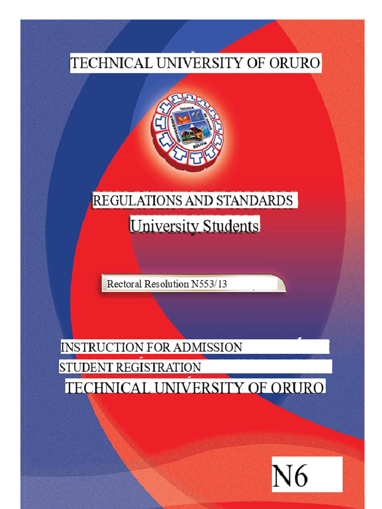 Admission Instructions for Oruro University | PDF | University And ...