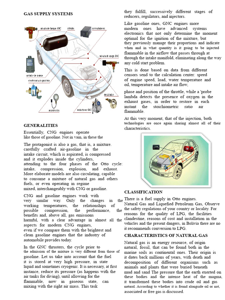 CNG Engine Operation and Characteristics | PDF | Natural Gas | Fuel ...