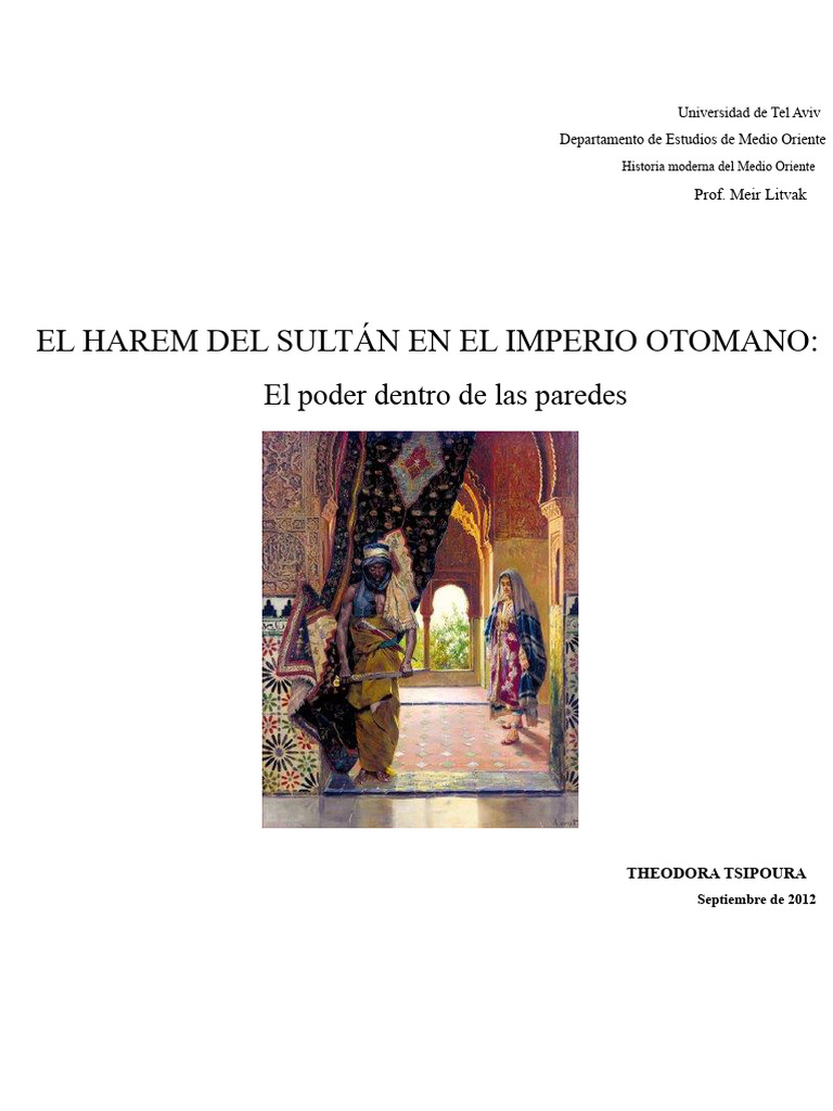 Poder en el Harén Otomano | PDF | Harén | Sultán