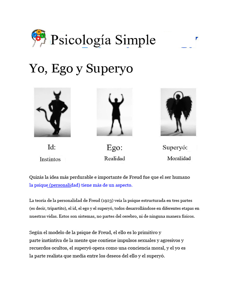 Estructura de la Psique según Freud | PDF | Psique (psicología ...