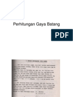 Perhitungan Gaya Batang