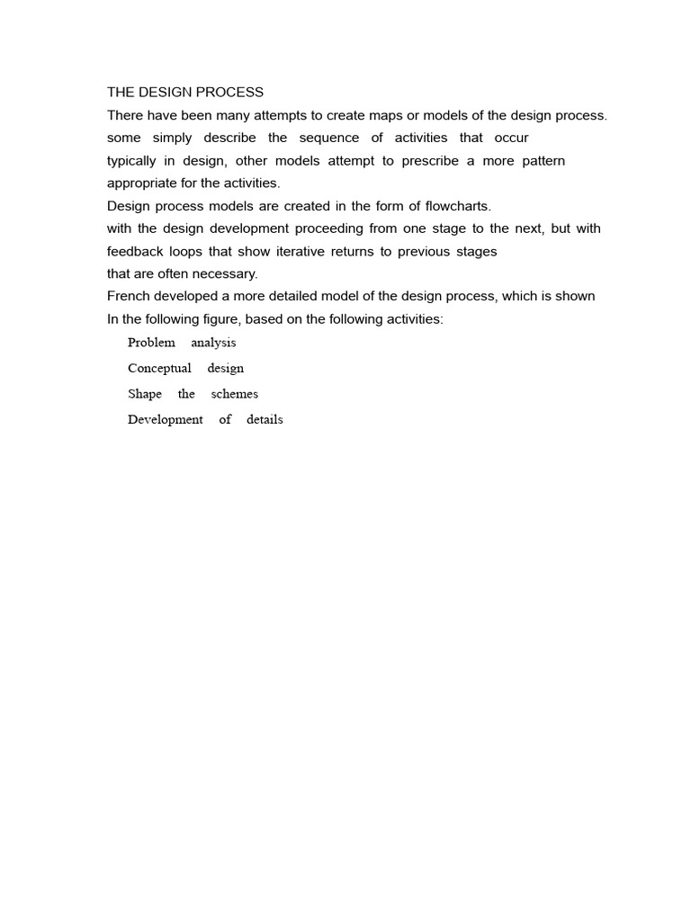 Understanding the Design Process Steps | PDF | Conceptual Model ...