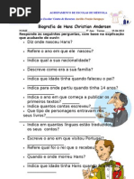 Biografia de Hans Christian Andersen