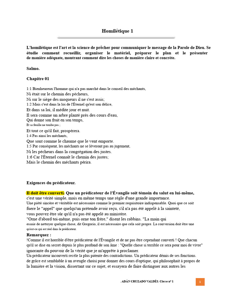 Devenir un bon prédicateur de Dieu | PDF | Dieu | Vérité