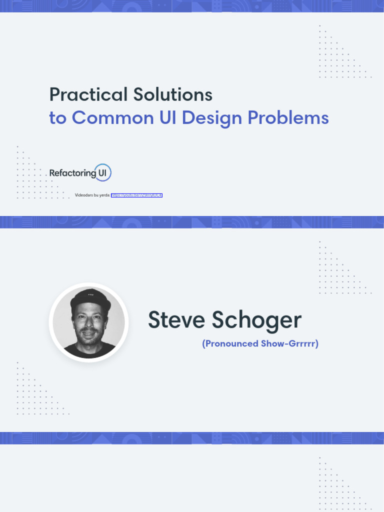 UI Design Solutions for Common Issues | PDF