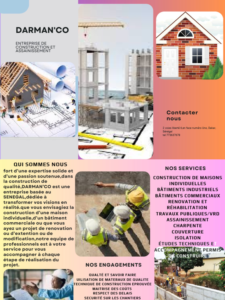 DARMAN'CO : Construction et Assainissement | PDF