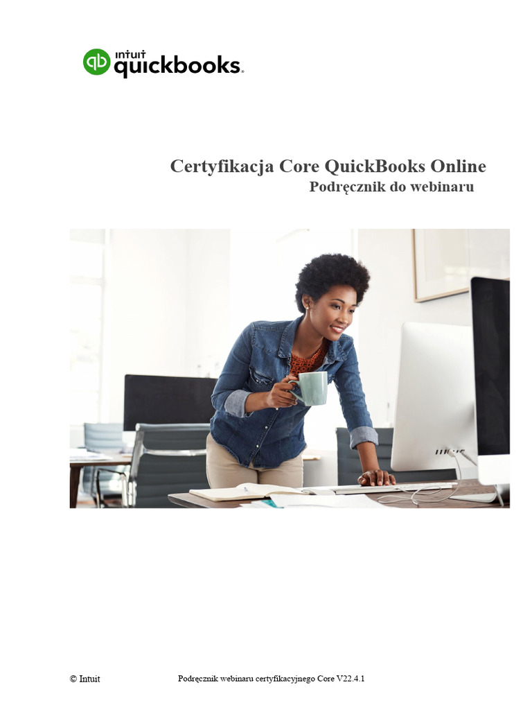 Podręcznik Certyfikacji QuickBooks Online Core V22.4.1 | PDF