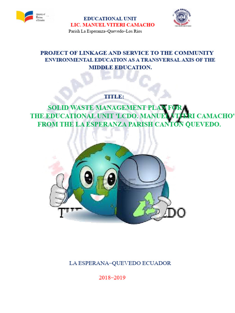 Recycling Project 2018 | PDF | Waste | Recycling
