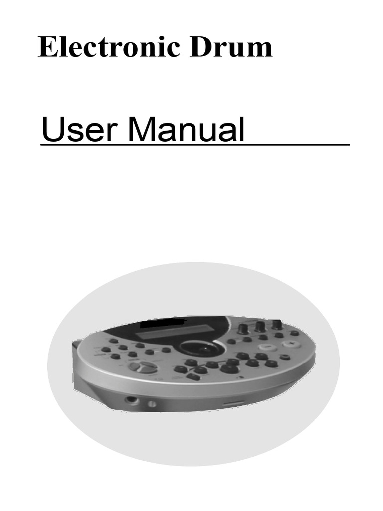 Electronic Drum Module User Manual | PDF | Drum Kit