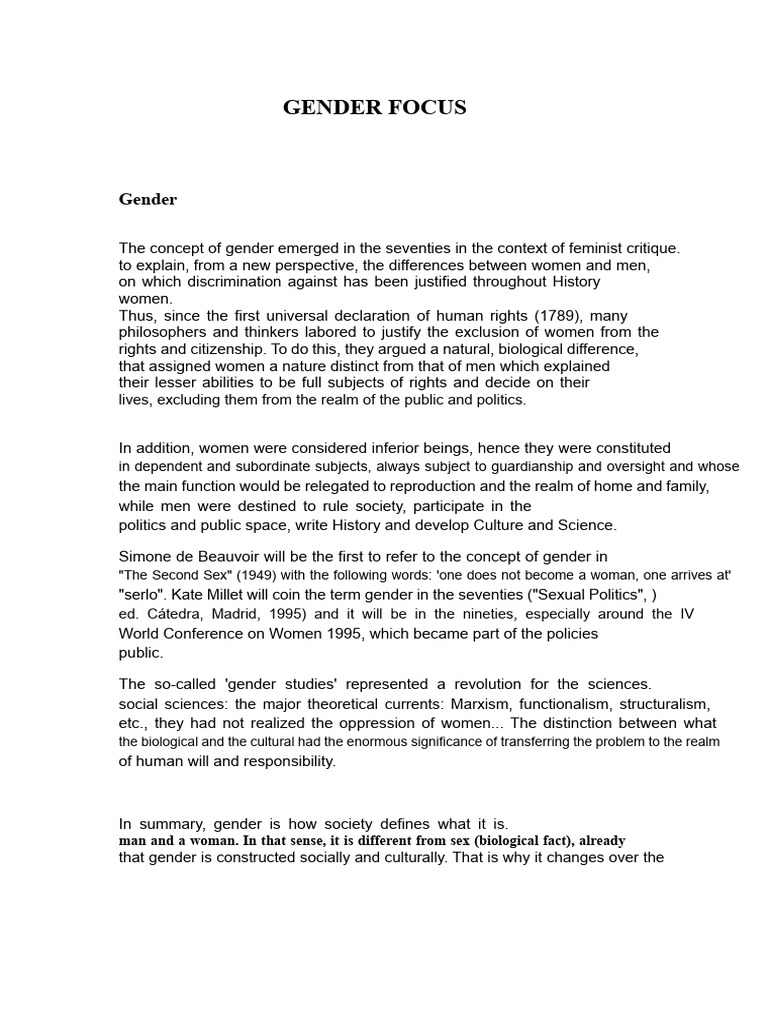 Understanding Gender Identity and Roles | PDF | Gender | Gender Studies