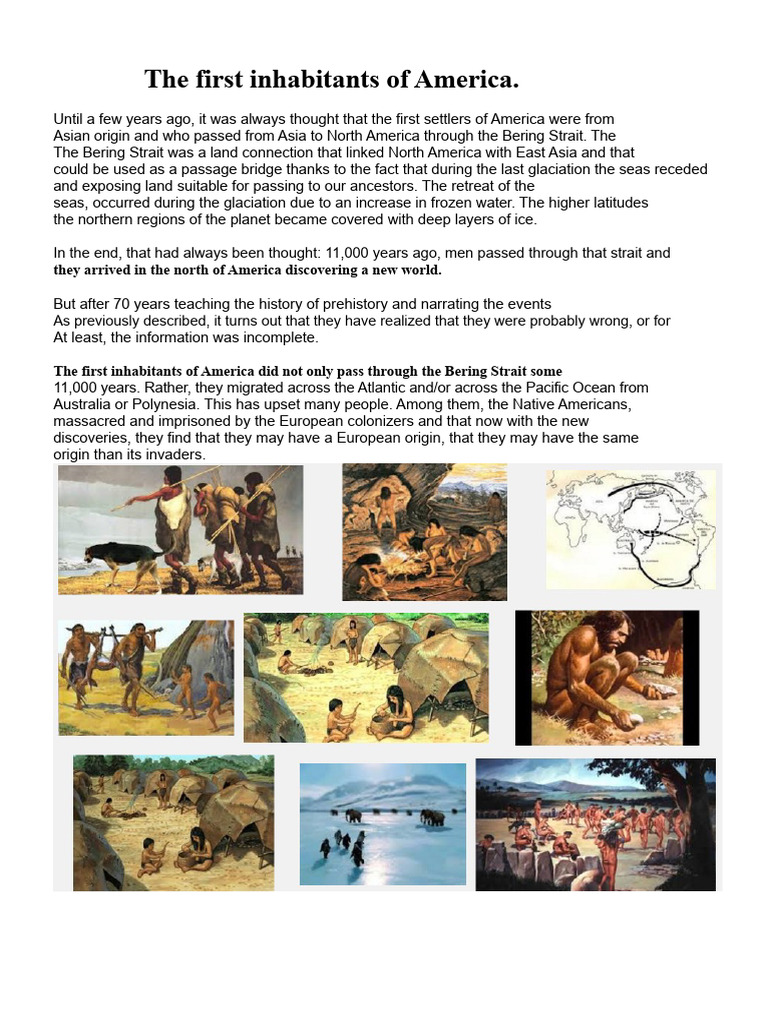 New Insights on America's First Inhabitants | PDF