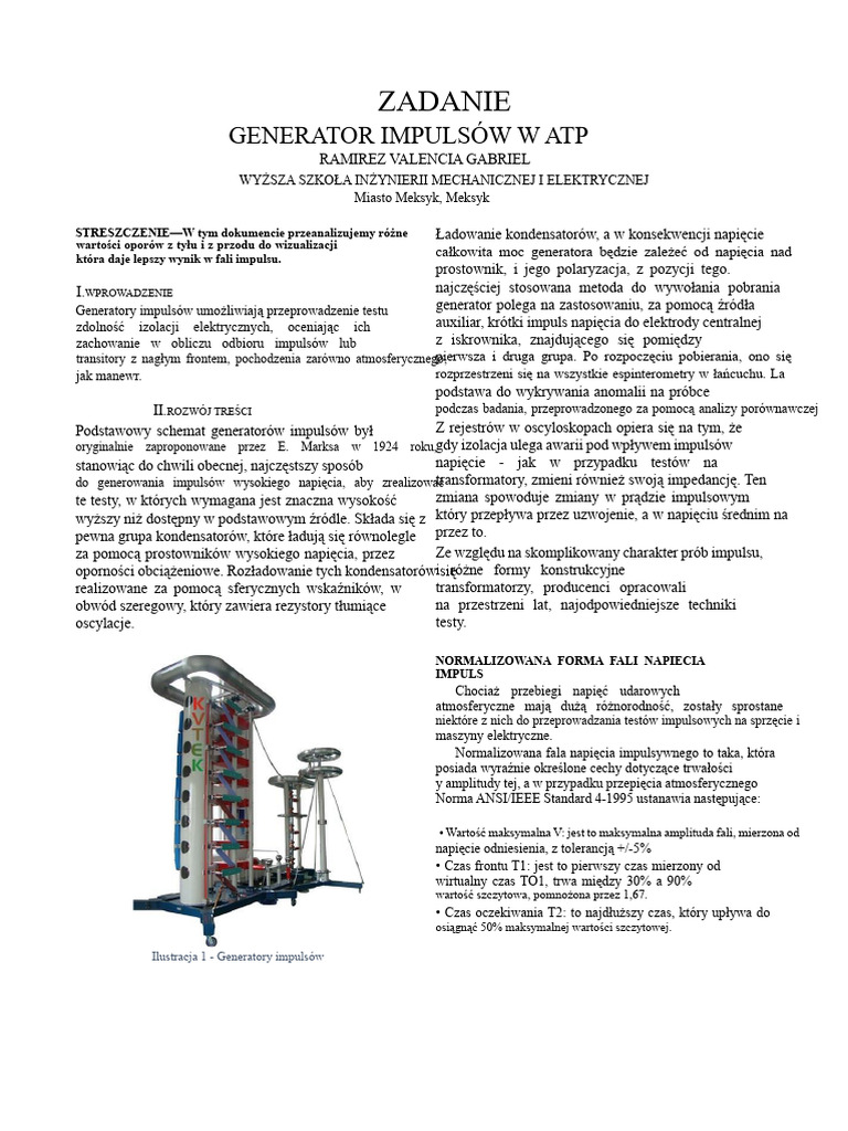 Generator Impulsu W Atp | PDF