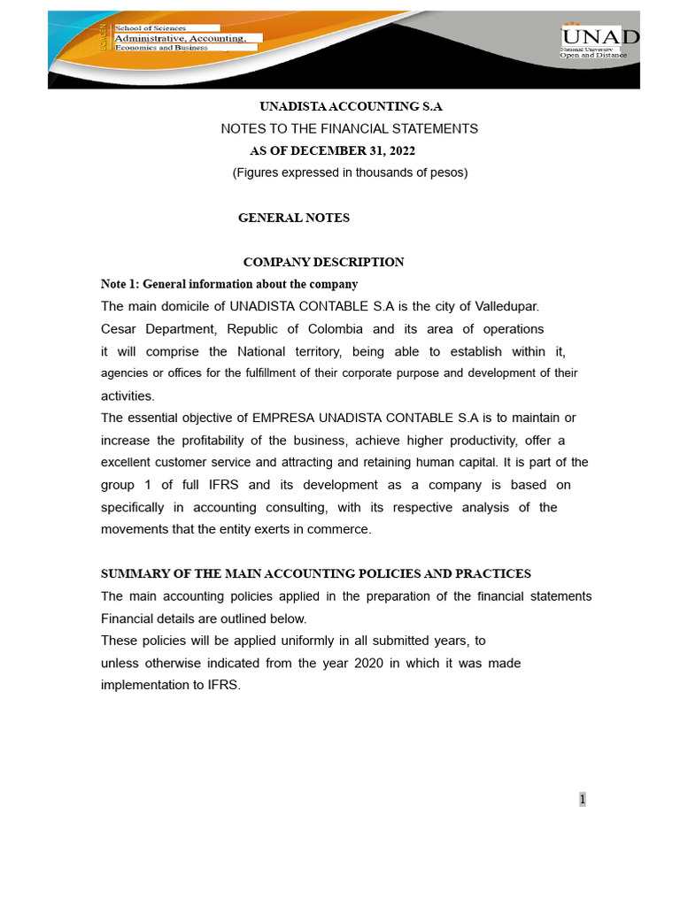 Notes To The Financial Statements | PDF | Fixed Asset | Historical Cost